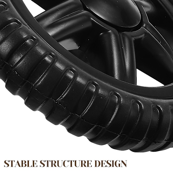 2 stk Handlekurv Hjul Baby Vogn Hjul Utskiftbare Vogn Hjul Metall Hjul For Handlekurv
