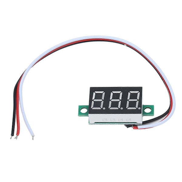 Højkvalitets 2 stk. tre-leder DC digital display voltmeter hoved 0,36\" LED digital voltmeter