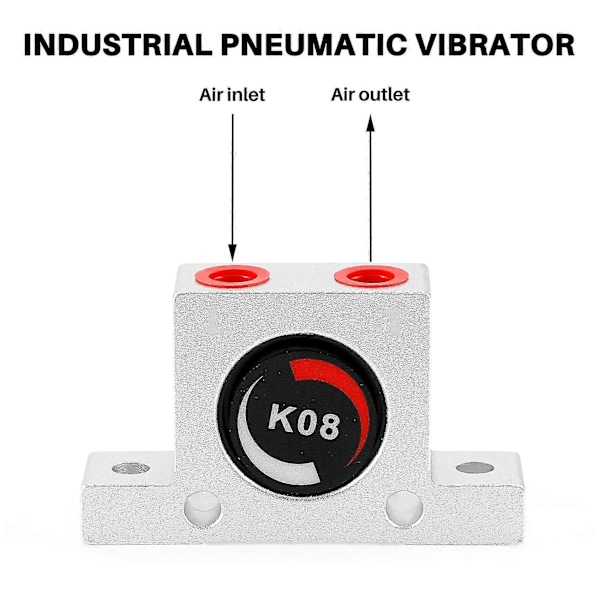 1/4 Pneumatisk Turbine Vibrator Stille Gull Industriell Vibrator For Hopper Industriell Pneumatisk V