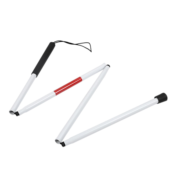 Visuellt nedsatt kryckkäpp Blind Walking Stick Walker Easy Folding