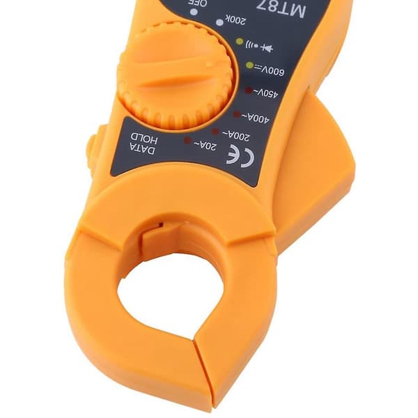 Multimeter, Digital Tangmeter Multimeter AC DC Voltmeter med LCD-skærm til måling af spænding, modstand og strøm