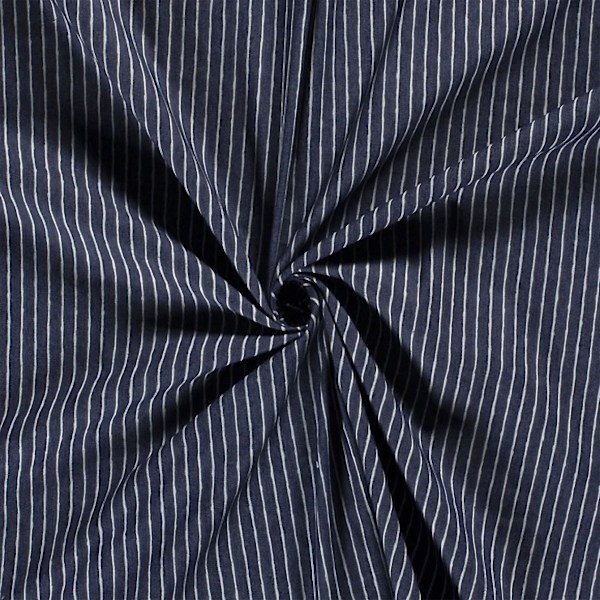 1,45 m stretchigt denimtyg i indigo - per meter