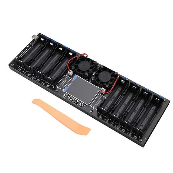 8 Kanaler 18650 Lithium Batterikapacitetstester Modul MAh MWh Kapacitetsdeling Intern Modstand