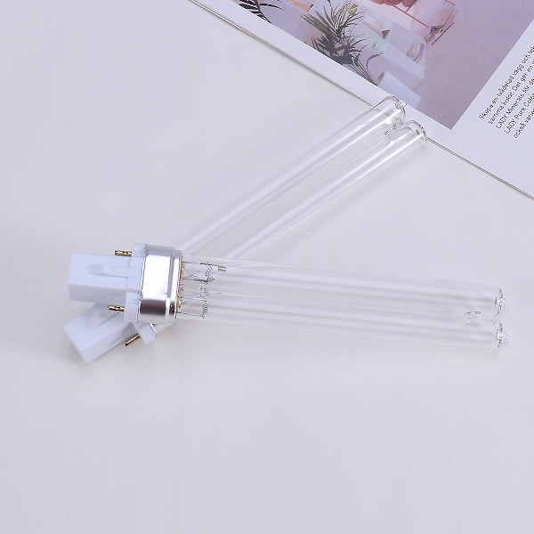 2 stk. 11W Ultraviolet UV Desinfektionslyslamper UV Steriliseringslys Pærer til Sterilisator Fiskedam (G23 Lampesokkel)