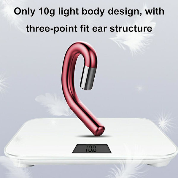 Bluetooth-headset utan öronproppar, handsfree trådlöst Bluetooth-headset