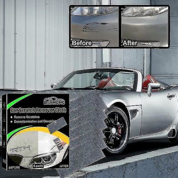 Nytt paket Nano Sparkle Cloth Bilskrapreparation Nano Magic Cloth För Bil