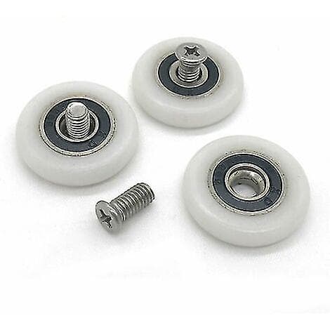 8 udskiftningshjul til 23 mm diameter brusedør