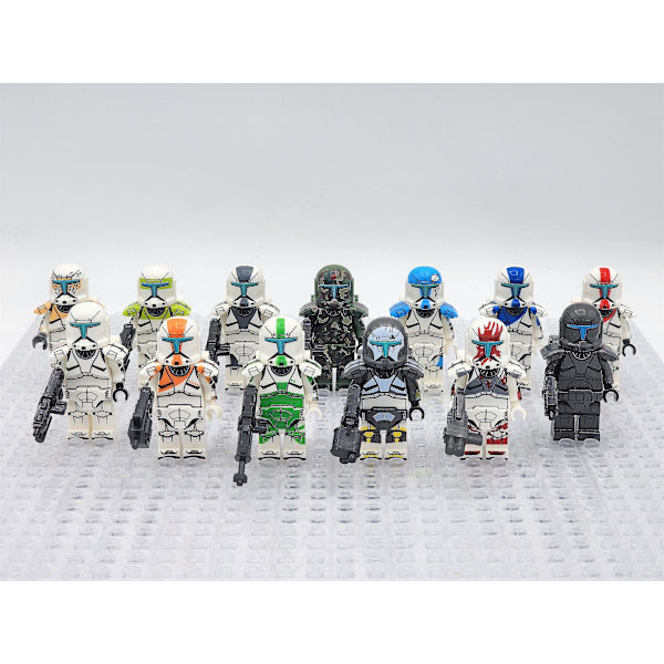 Star Wars Clone Commandos Delta Squad Assortment 13 Byggeklodser Legetøj