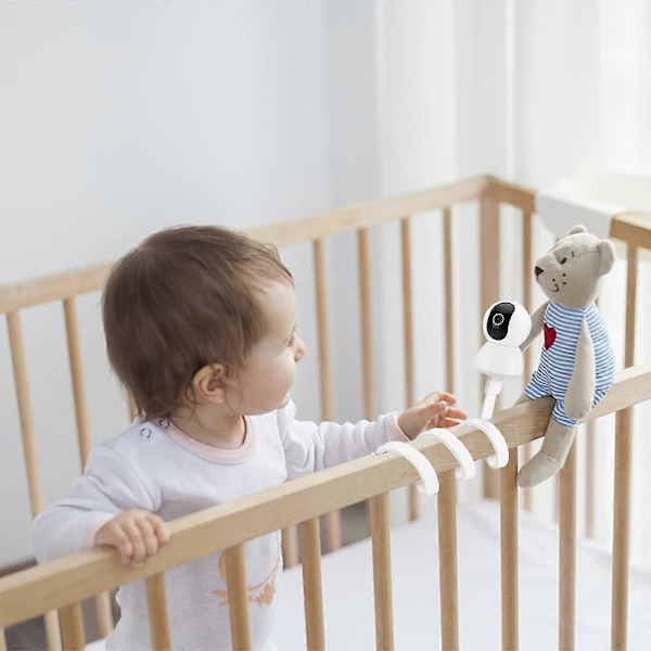 Babyvaktstativ för babyvaktskamera, 1/4 gängat hål Universal Ingen borrning Flexibelt babyvaktsfäste Kompatibelt med Philips Avent Motorola