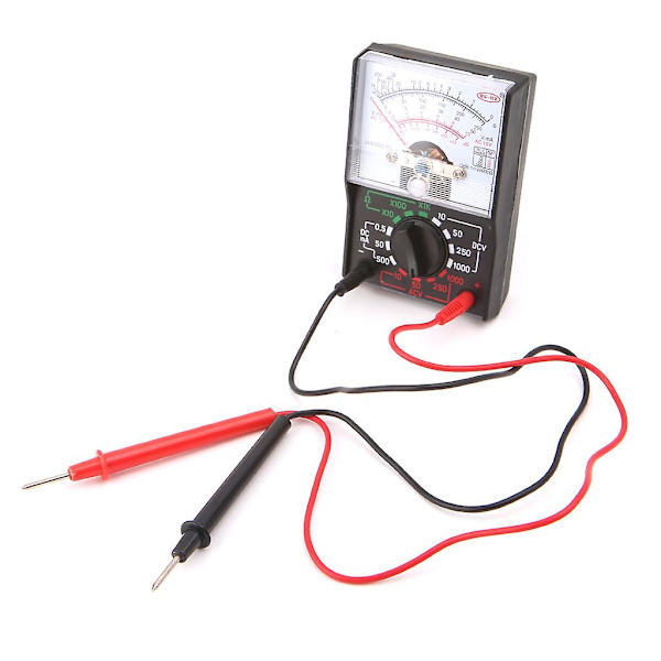 Analog multimeter 1000v AC/DC för AC/DC spänning och strömresistans 250mA