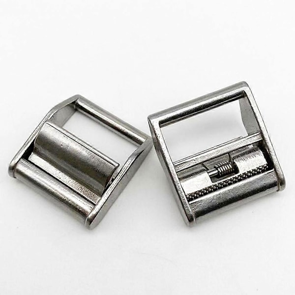 Cam Spænde Skralde Surringsrem eller Webbing Last Surring Lash Bagage Taske Bælte Metal Spænde, 38mm S