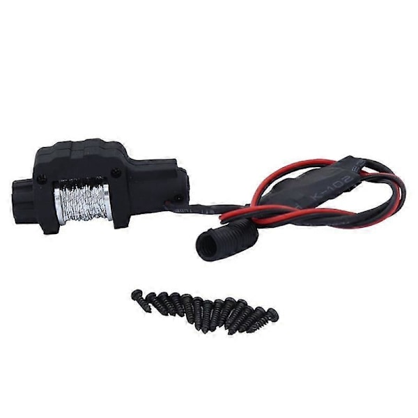 RC Bil Mini Vinsj og Fjernkontroll for TRX4M 1/18 RC Crawler Bil Oppgraderingsdeler Tilbehør