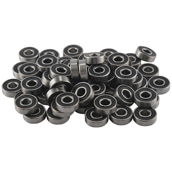 60 kpl/setti 608 2RS kuulalaakeri ABEC-5 8X22X7 mm syväurainen hiiliteräksinen suljettu kuulalaakeri