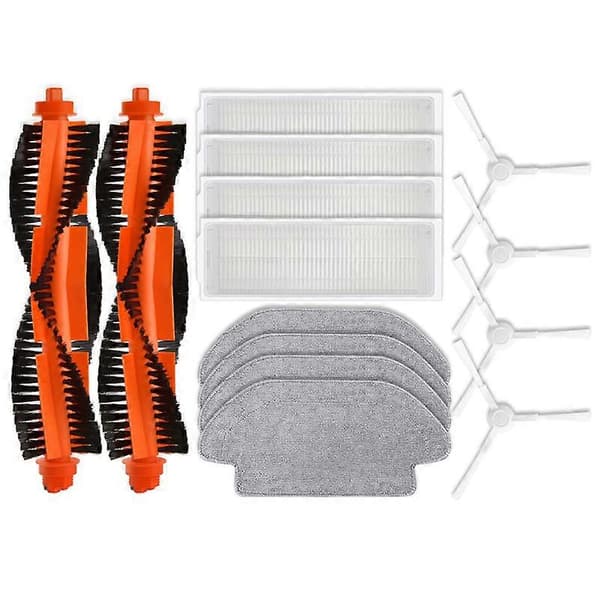 Til Xiaomi Robot Støvsuger S10 S12 B106GL Reservedele Tilbehør Hoved Sidebørste Hepa Filter Moppe