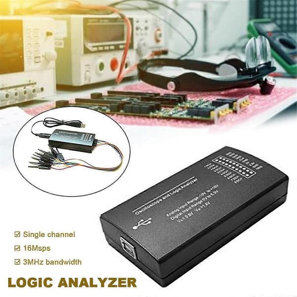 LHT00SU1 Virtuelt oscilloskop logikanalysator multifunktionel fuldt udstyret signalgenerator med 16M