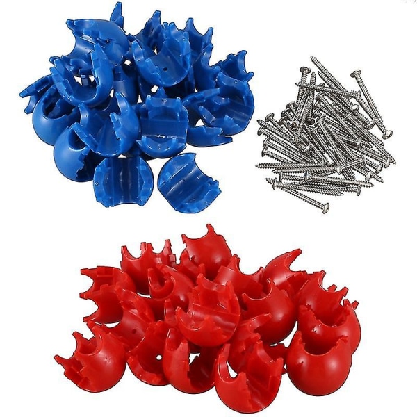20 st klätterrepnät 12 mm plastkontaktnät spänne klättertillbehör för utomhusgunga Cl