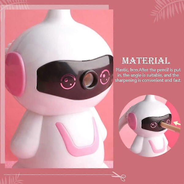 Farveblyanter Farveblyanter Blyantspidser Cartoon Robot Blyantspidser