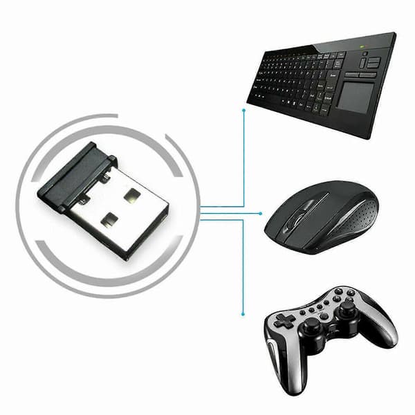 Universal 2.4g Trådløs Mottaker Usb Adapter For Datamaskin Mus Tastatur Koble Til