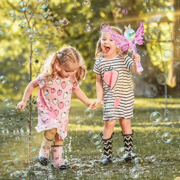 Prinsesse Boblestav-8787 i Rosa: Magisk Boblemaker