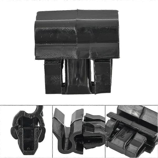 10 ST för Tesla Model 3 Främre Bagageutrymme Bil Plastspänne Främre Huv Box Spänne Clip 1472872-00-C