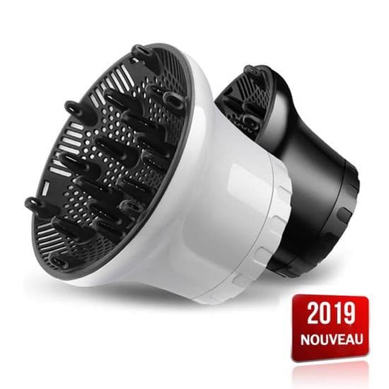 Universal hårdiffuser til professionelle hårtørrere - Hvid - Unisex