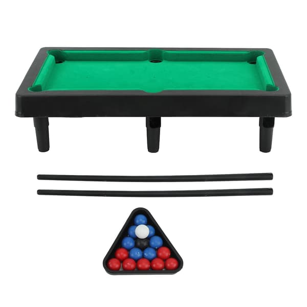 Mini Poolbord Interaktiv Simulering Miniature Billard Pool Spil Sæt Til Skrivebords Dekoration Ornament