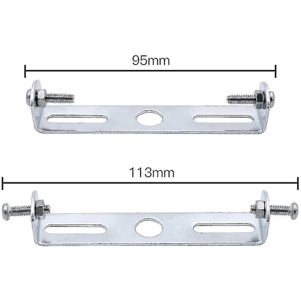 4 stk Taklampe Beslag 90mm Hengelampe Tilbehør Takkronelampe Taklampe Baseplate Taklampeplater Plate H