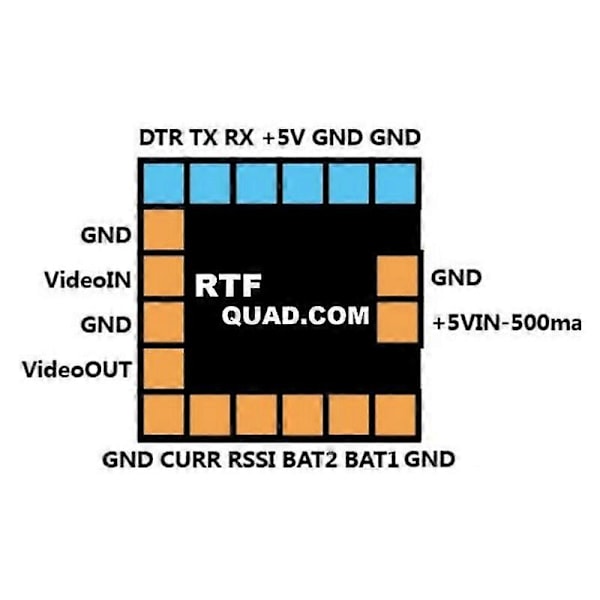 FPV MinimOsd Minim Mini OSD On-Screen-Display med KV TEAM MOD för CC3D Naze32 F3 F4 Flight Controll