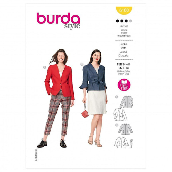 Burda Paperi Ompelimalli 6100