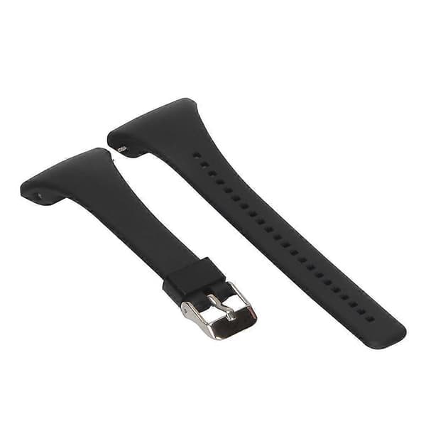 Silikon armbåndsrem for Polar FT4 FT7 FT klokke - Svart