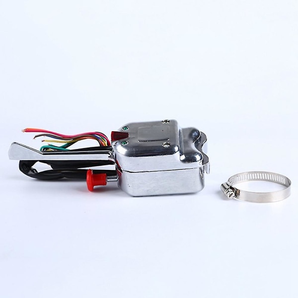 Chrome 12v Universal Rat Turn Signal Switch For-yujia