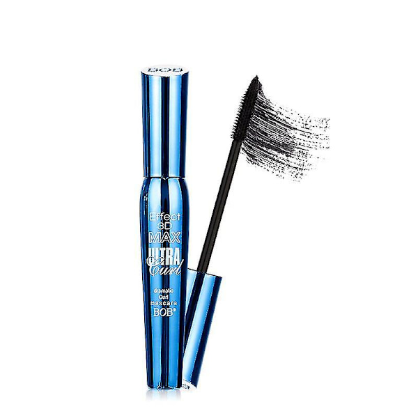 Bob 3D Fiber Vipper Mascara Makeup Ink Gel Naturlige Fibre Vandfast Forlængende Bukning
