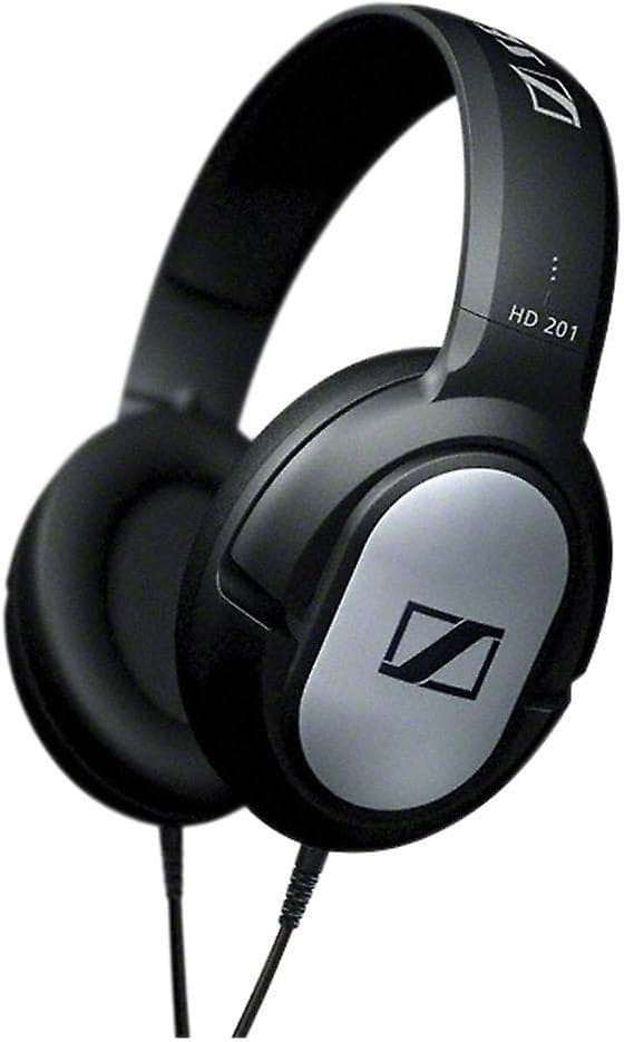 Sennheiser HD 206 Lukkede Dynamiske Stereo Hovedtelefoner til Studie, Live Performance og DJs
