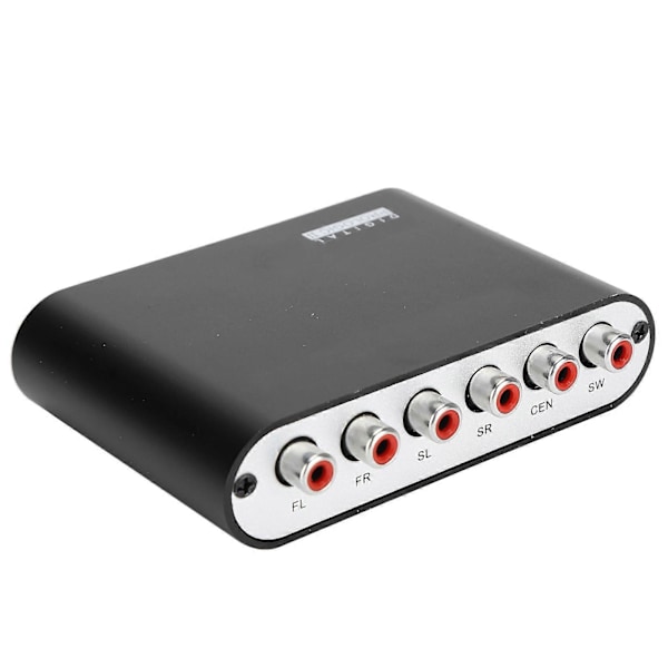 AY42A 2.0 DTS 5.1 Metall Ljuddekoder Analog SPDIF Koaxial för RCA DTS AC3 Ljuddekoder