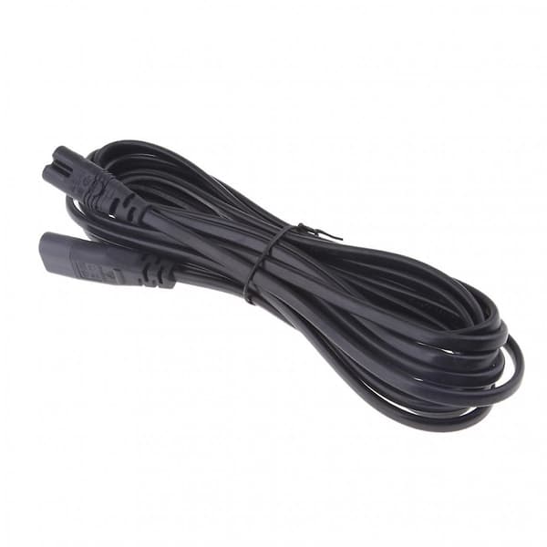 IEC 320 C8 Han till C7 Hon Adapterkabel Förlängningssladd 5 Meter