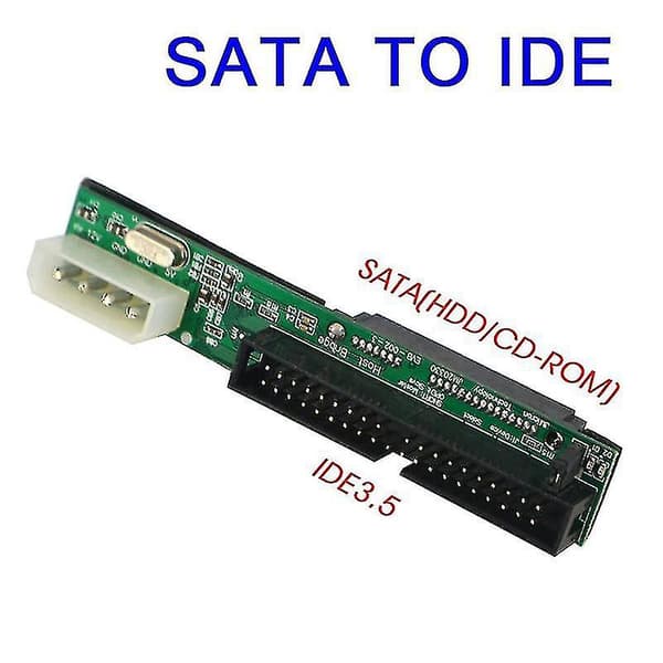 Sata - Ide -sovitinmuunnin 2.5 Sata Naaras - 3.5 Tuuman Ide Uros