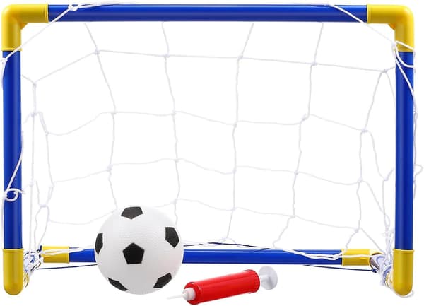 Børnefodboldmål, Fodboldmål til Børn, Foldbart Fodboldmål, Mini Fodboldmål, Foldbart Fodboldmål til Børn, Udendørs Legetøj 1 Sæt