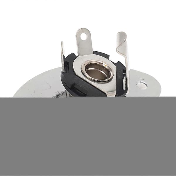 Gitarjack Oval Form Metall Universal 1/4 Tommers Jack Socket Plate for Tele Style Gitarer