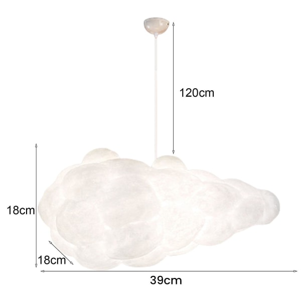 ZHOUBA Skylampe Lysende Justerbar Søt Utseende Kunstig Sky LED Taklampe