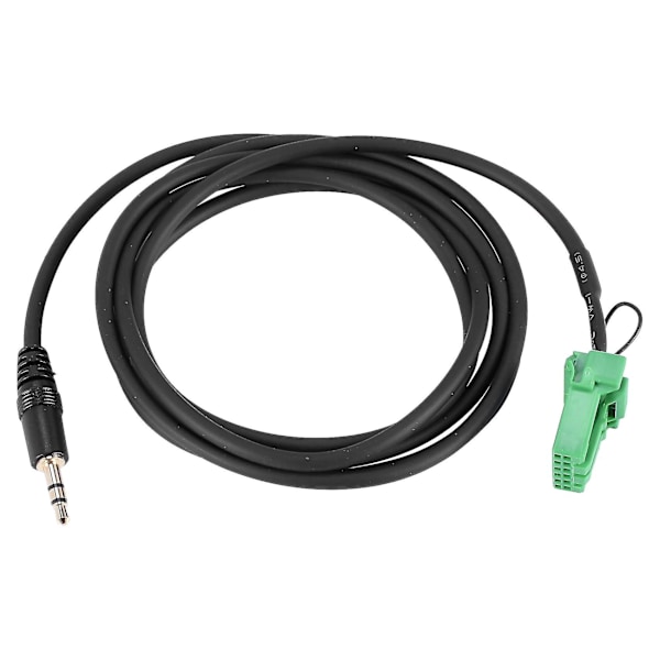 6-nastainen vihreä liitin Stereo 3.5MM Jack Audio Aux-in MP3-kaapeli Honda Jazz Fit 2002-2006