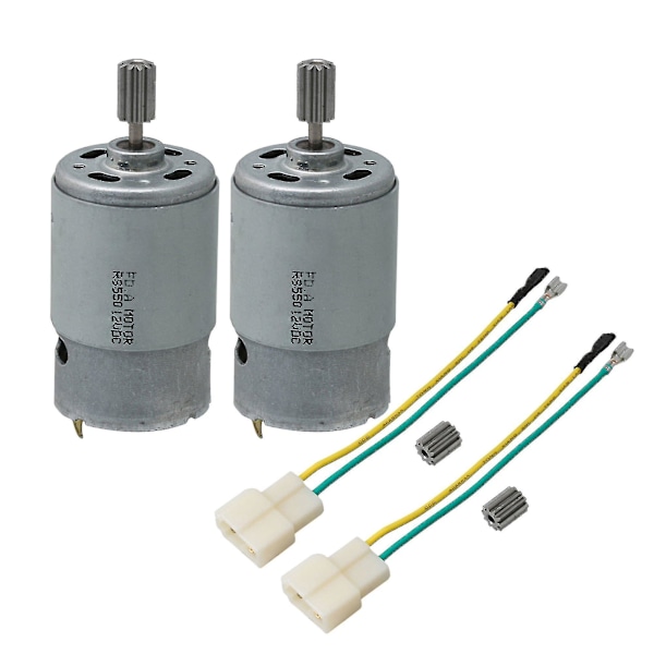 2 X 12v 30000rpm 550 High Speed Electric Motor Gear 10t Replacement Part