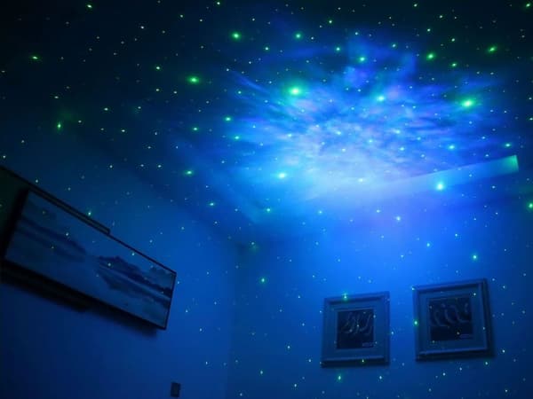 Rymdprojektor astronaut - Laser LED med fjärrkontroll