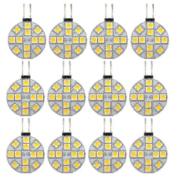 12 st G4 LED-Pucklampor