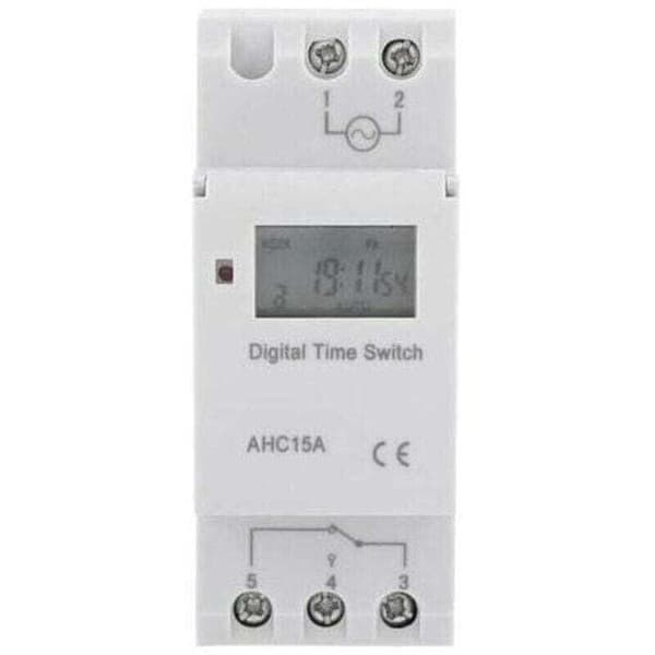 LCD Programmerbar Ukentlig Digital Timerbryter 15A (220V)