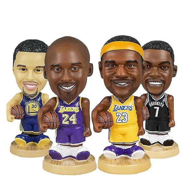 Stephen Curry Action Figure Statue Bobblehead Basketball Doll Decoration-