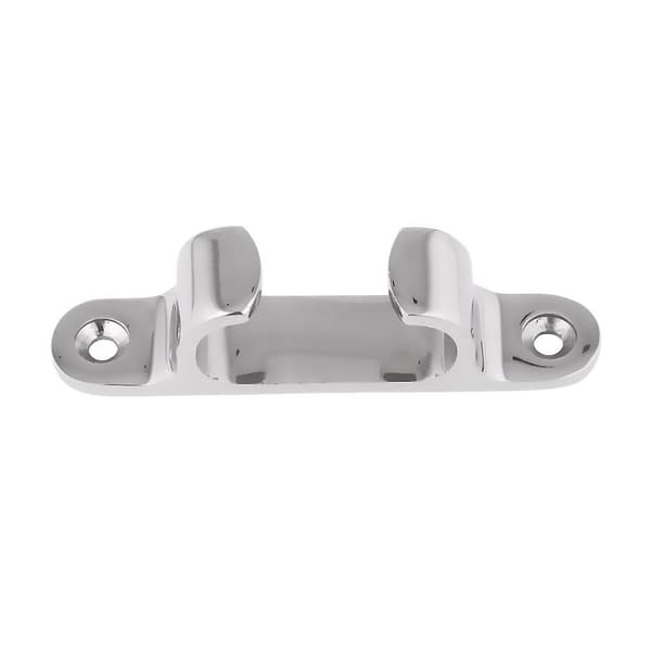 2 stk. Rustfritt Stål Line Rett Fairlead Båtknott Seiling