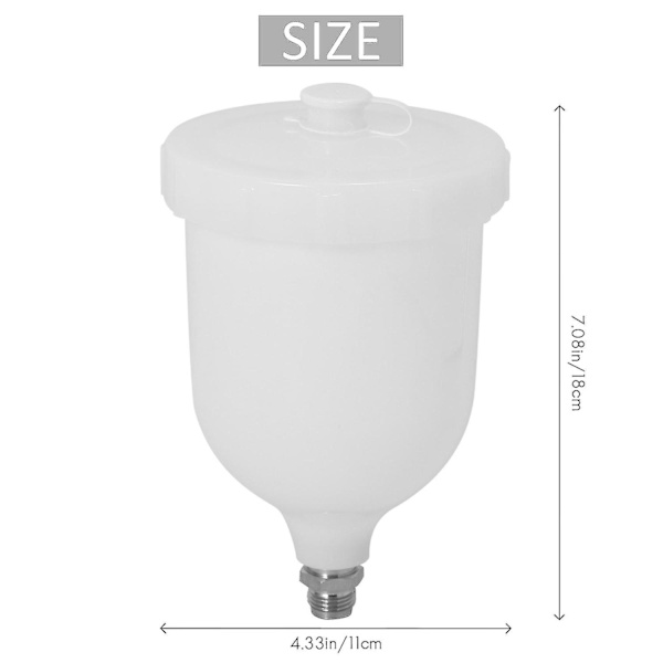 Erstatningskande 600ml til Devilbiss Gti / Tekna Pro Pri Flg Ny