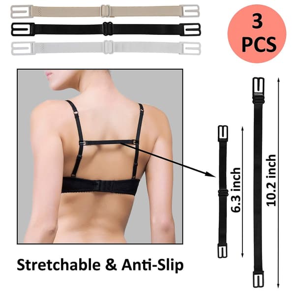 12 stk BH-stroppklips, BH-klips og BH-stroppholder, Skjul stropper, Dekolletekontroll