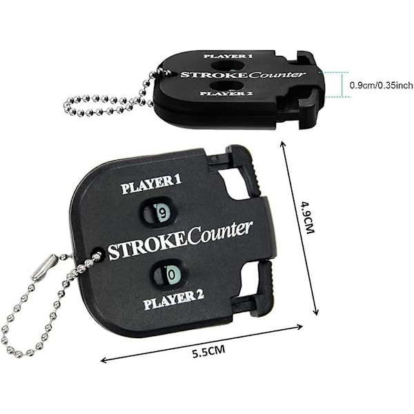 3 stk. Golf Score Counter, Golf Hit Counter, Stroke Counter, Score Counter