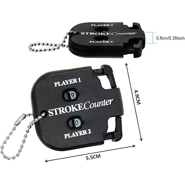 3 stk. Golf Scoreteller, Golf Hitteller, Slagteller, Scoreteller